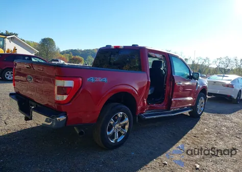 2022 Ford F-150 Lariat из США, поврежденный, VIN 1FTFW1E58NKD07852